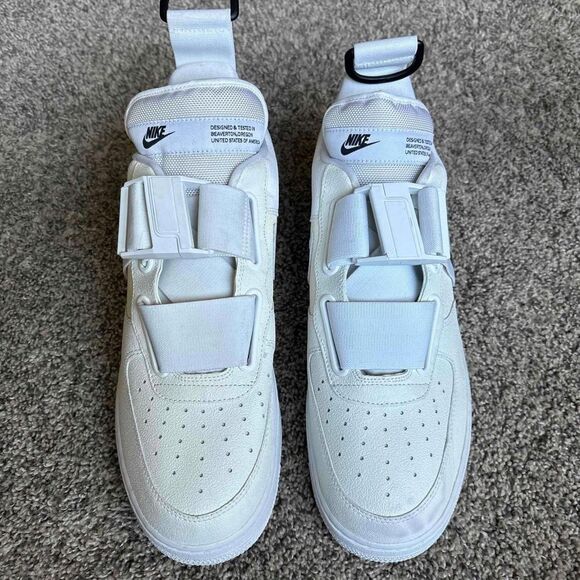 Nike Air Force 1 Utility White Black  Size 12 Men's - Picture 3 of 8